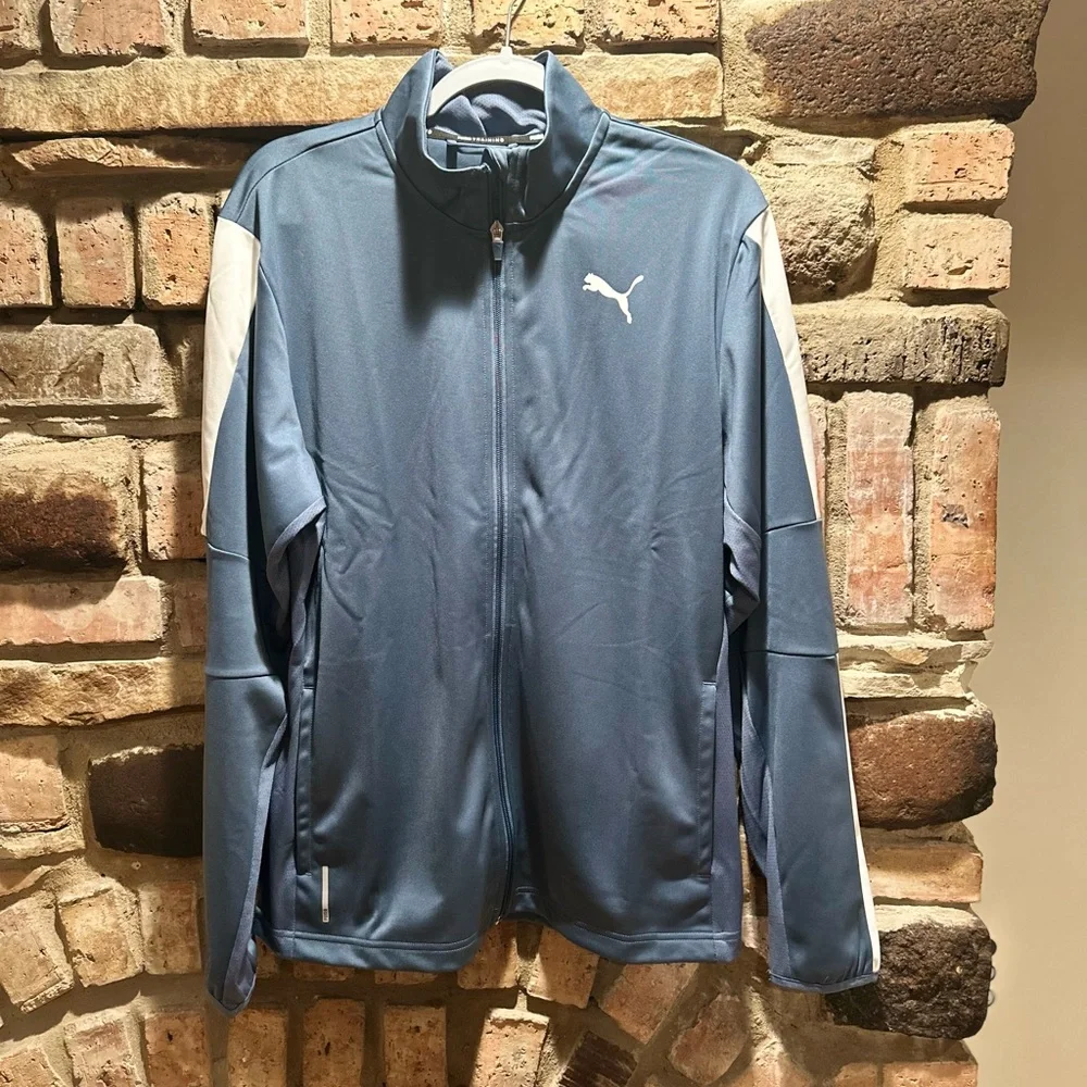 PUMA Blaster Jacket. Size M. Color Evening Sky. - Picture 2 of 2